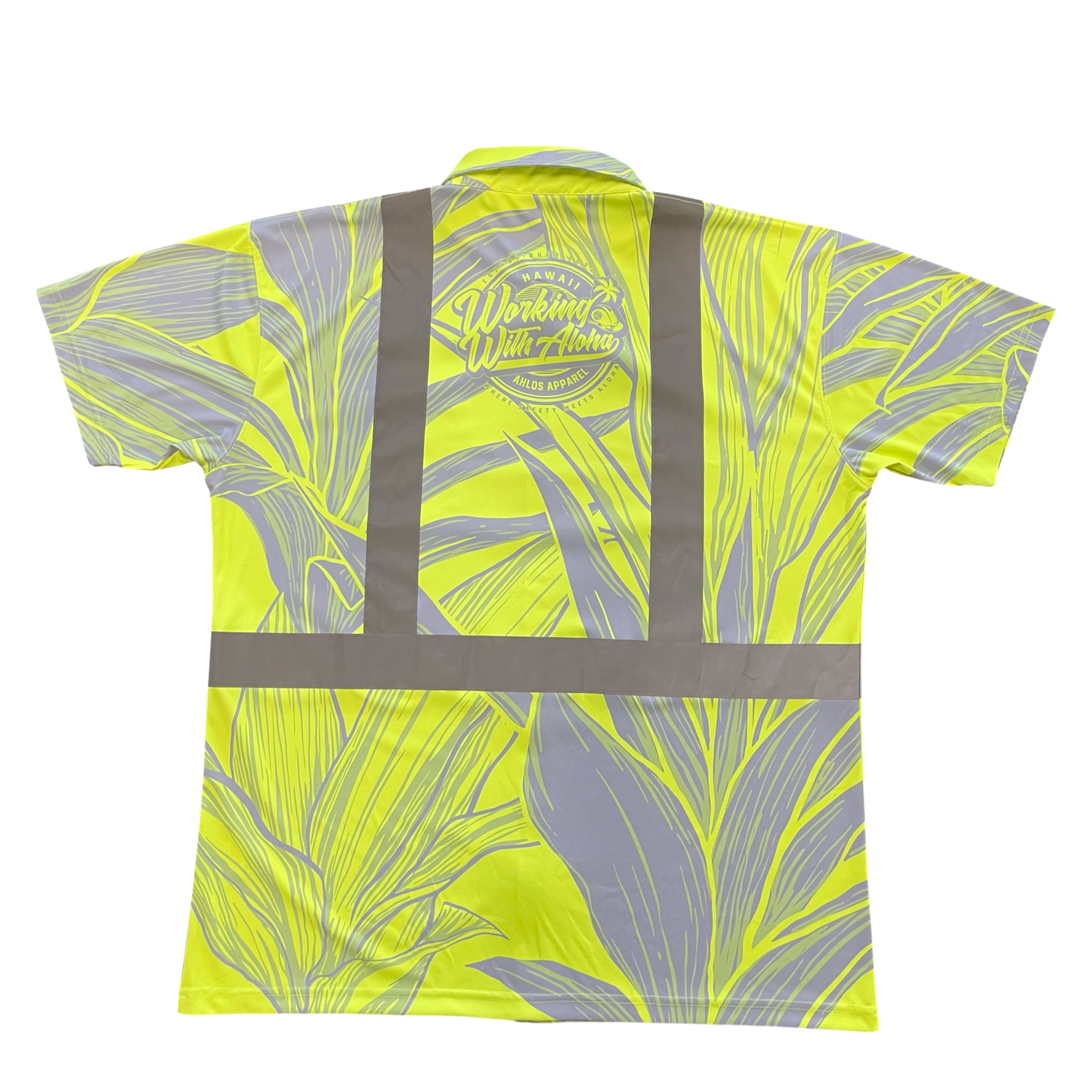 TI LEAF -SHORT SLEEVE POLO-CLASS 2 - YELLOW