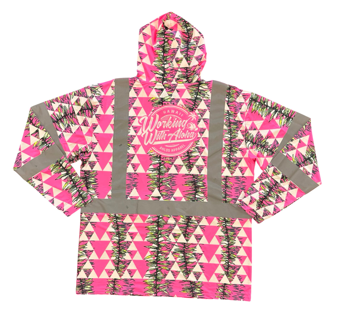 MANA MAILE -LONG SLEEVE HOODIE -CL 3- PINK
