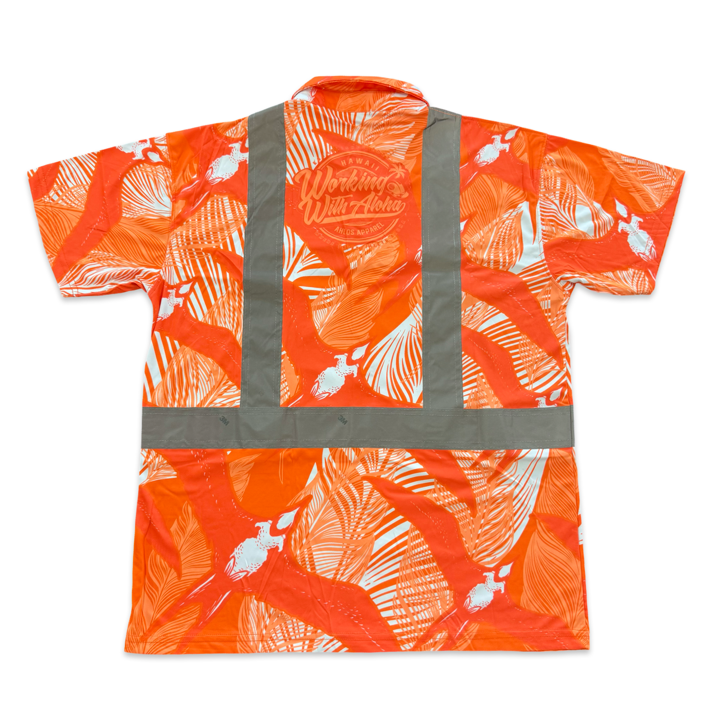 IWA BIRD - SHORT SLEEVE POLO - ORANGE