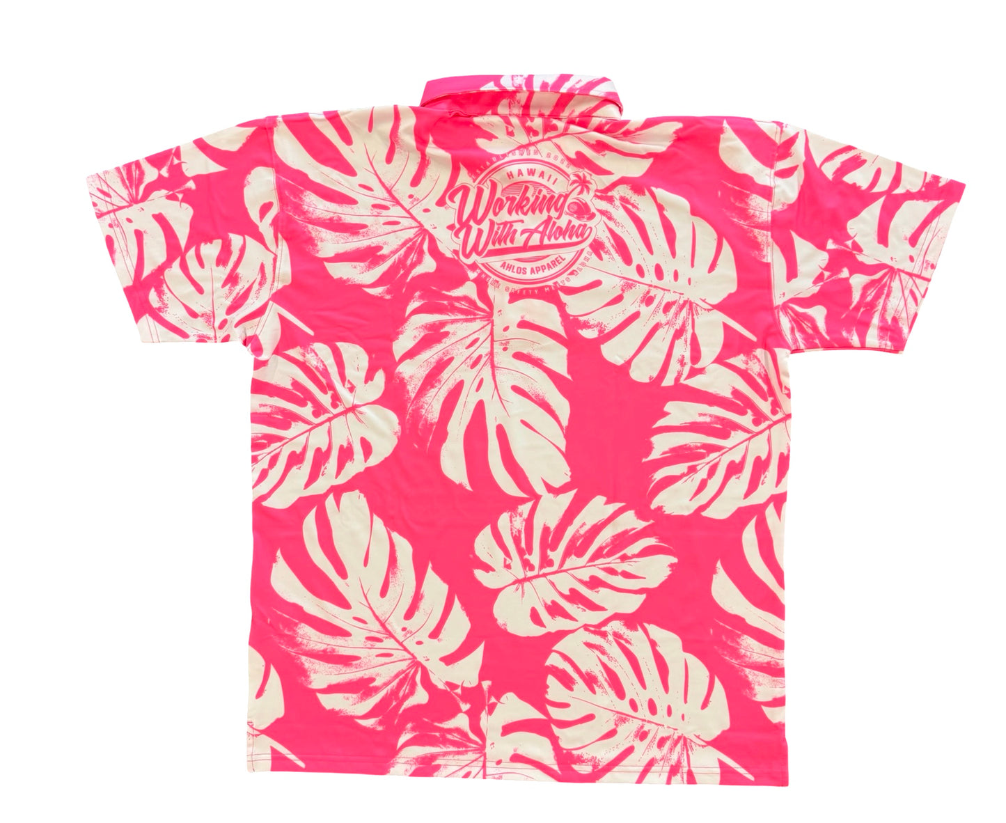 MONSTERA MADNESS - CLASSIC POLO - PINK