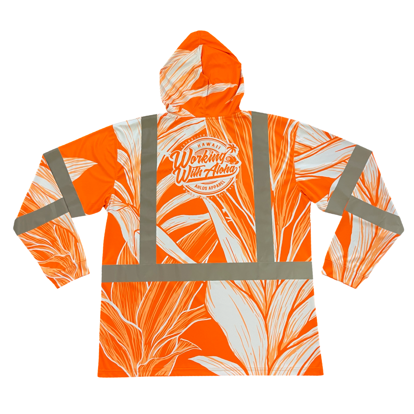TI LEAF - LONG SLEEVE HOODIE -CLASS 3 - ORANGE
