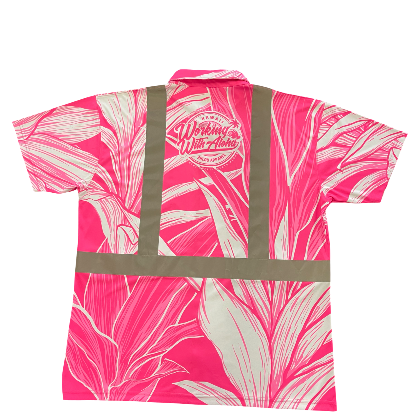 TI LEAF - SHORT SLEEVE POLO -CLASS 2 -PINK