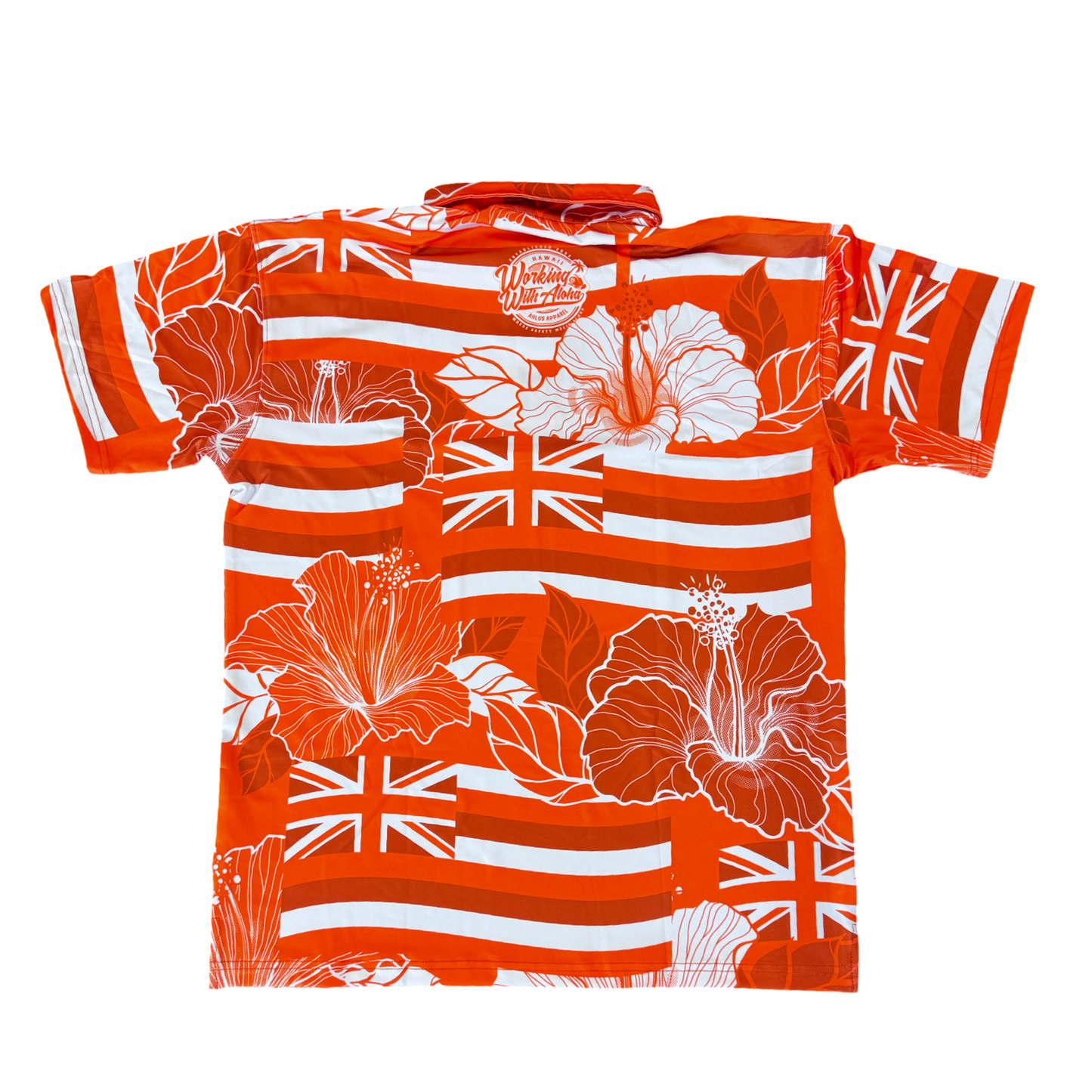 STATE OF ALOHA - S/S CLASSIC POLO - ORANGE