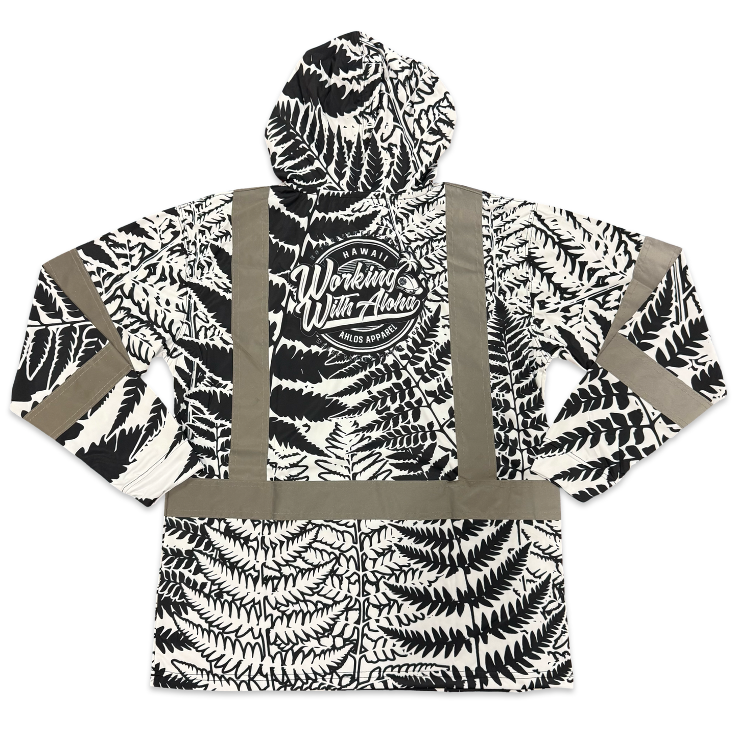 PALAPALAI FERN - LONG SLEEVE HOODIE - CLASS 3 - BLACK