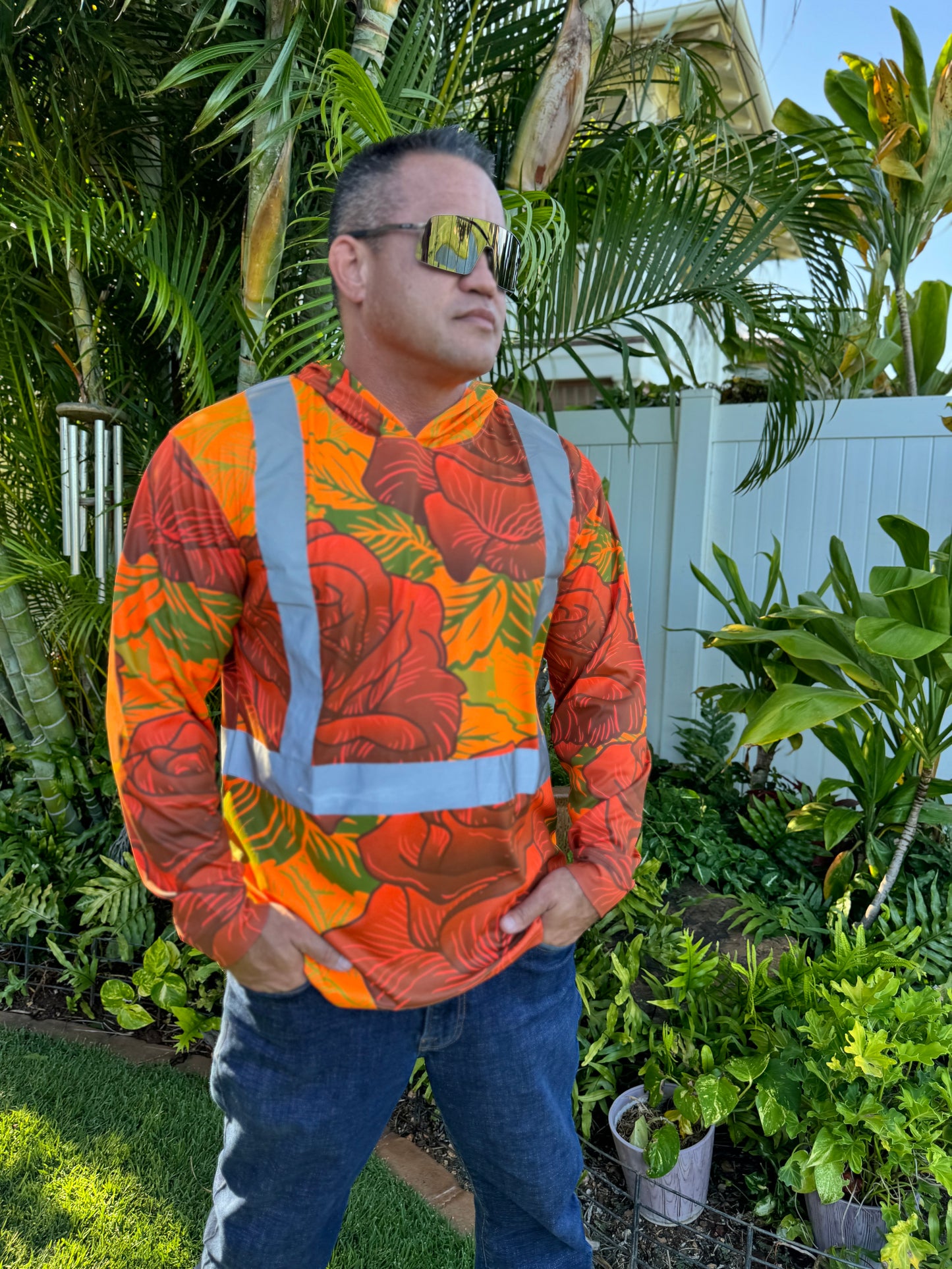 ROSE HOODIE - ORANGE