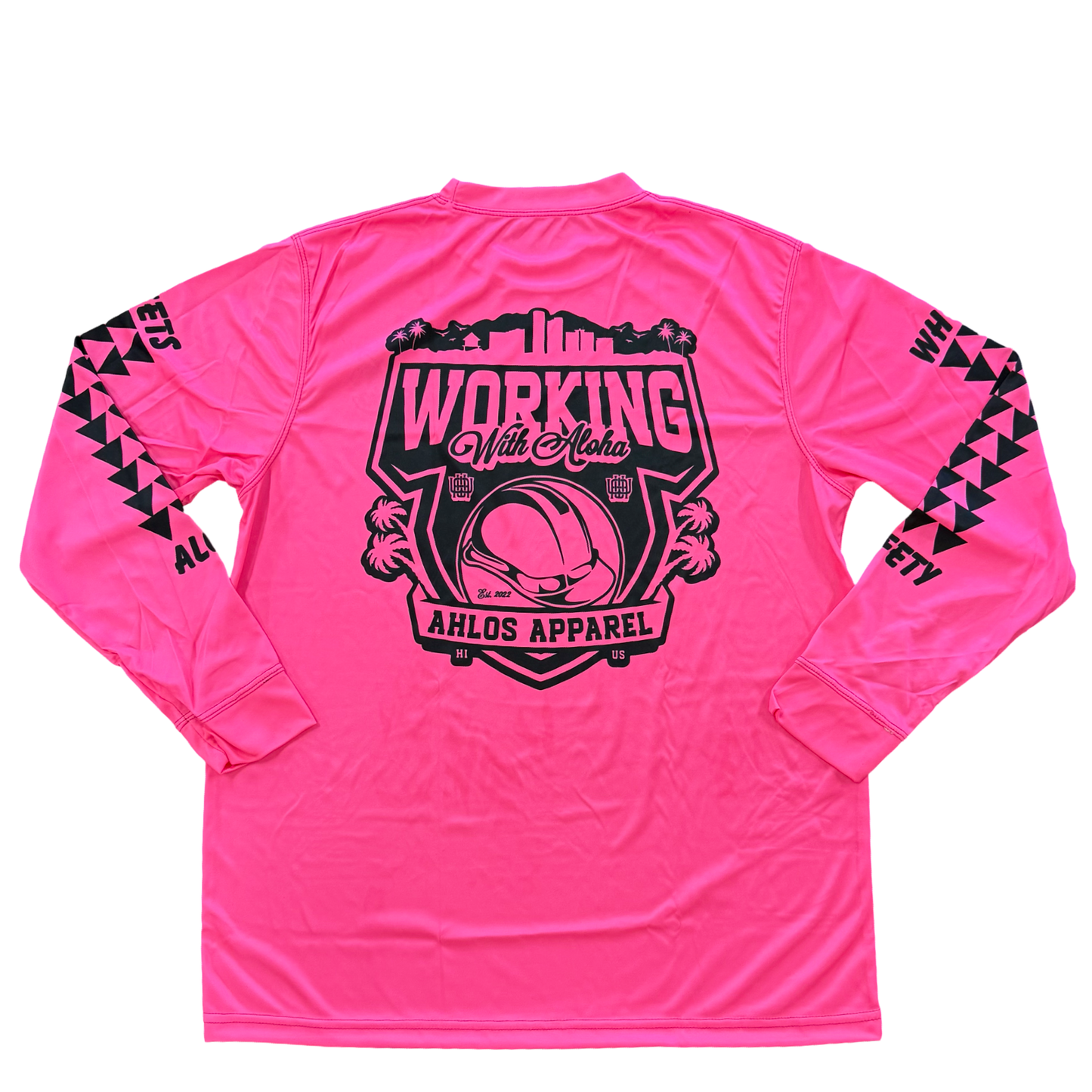 LONG SLEEVE - WWA LOKAHI ESSENTIALS - PINK