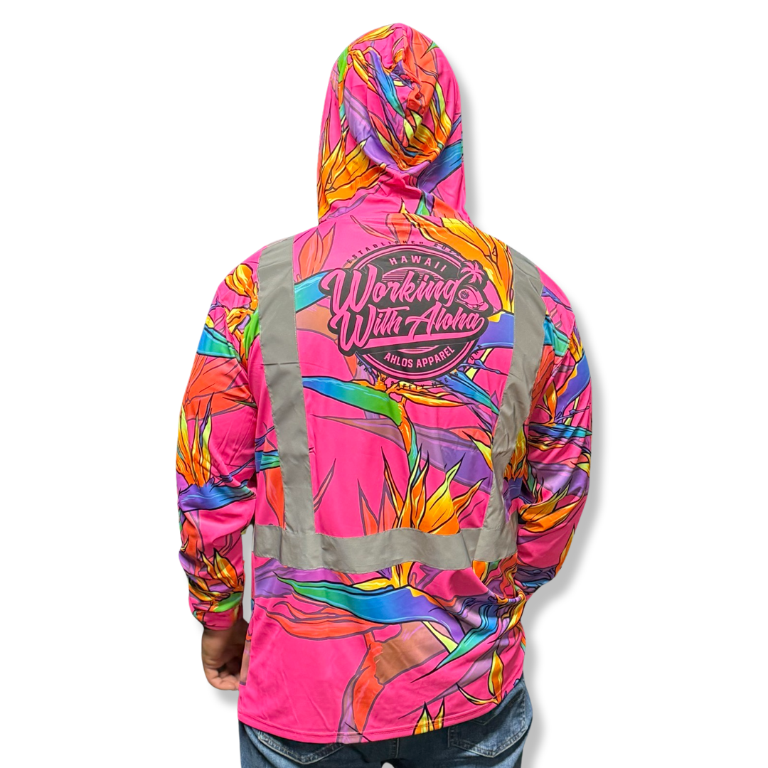 PINK-BOP- LONG SLEEVE HOODIE