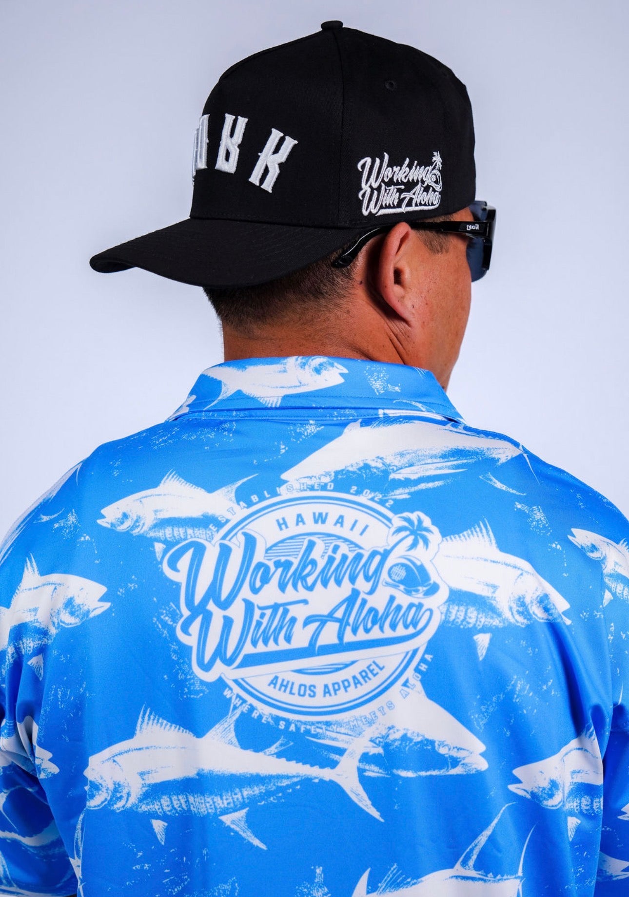DA AHI RUN - CLASSIC POLO - BLUE