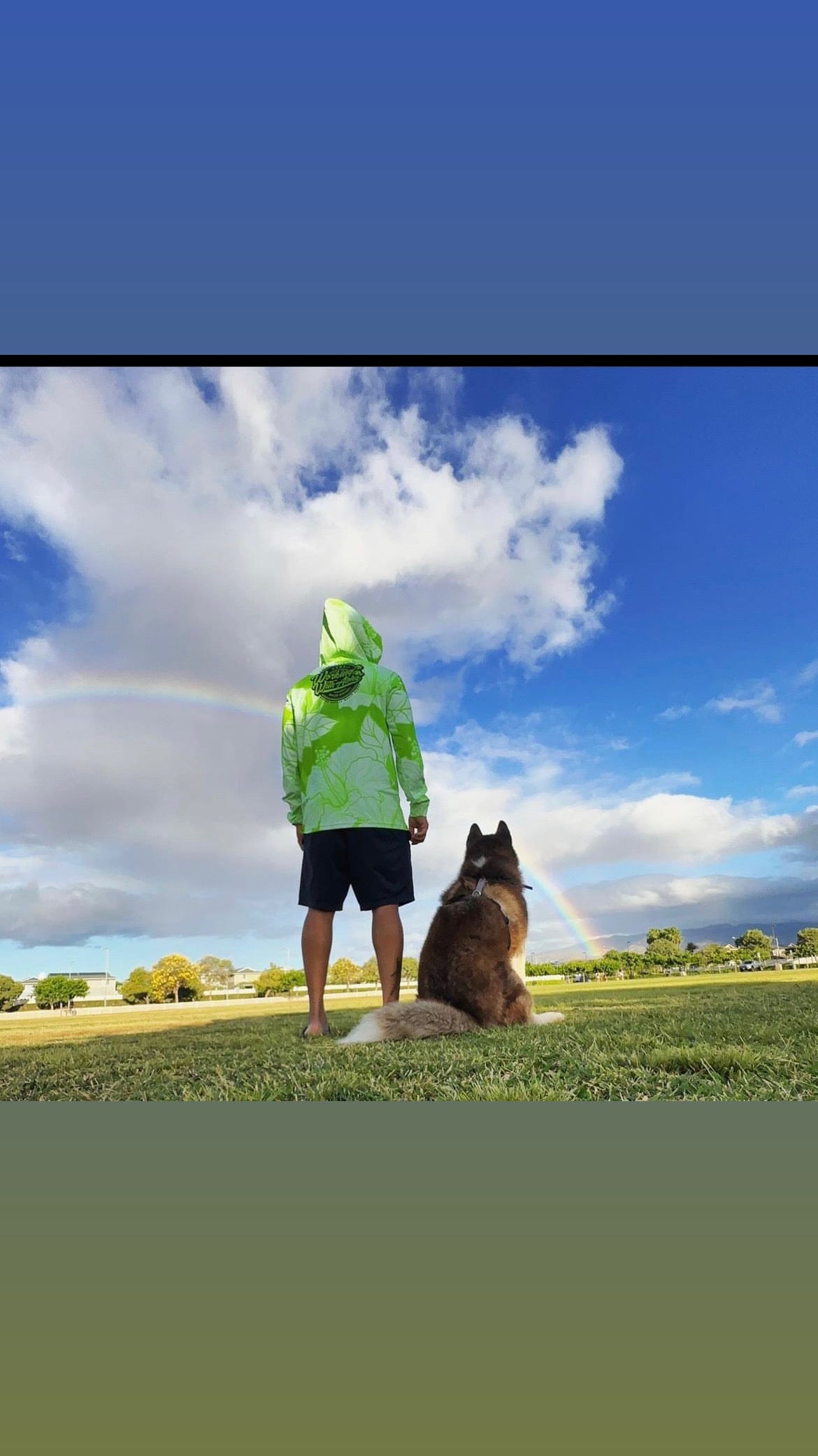GREEN- LONG SLEEVE HOODIE