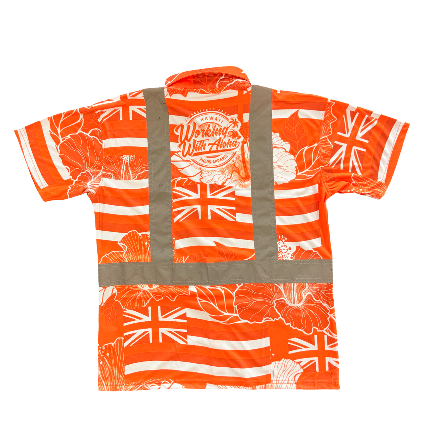 STATE OF ALOHA - S/S POLO CLASS 2 - ORANGE