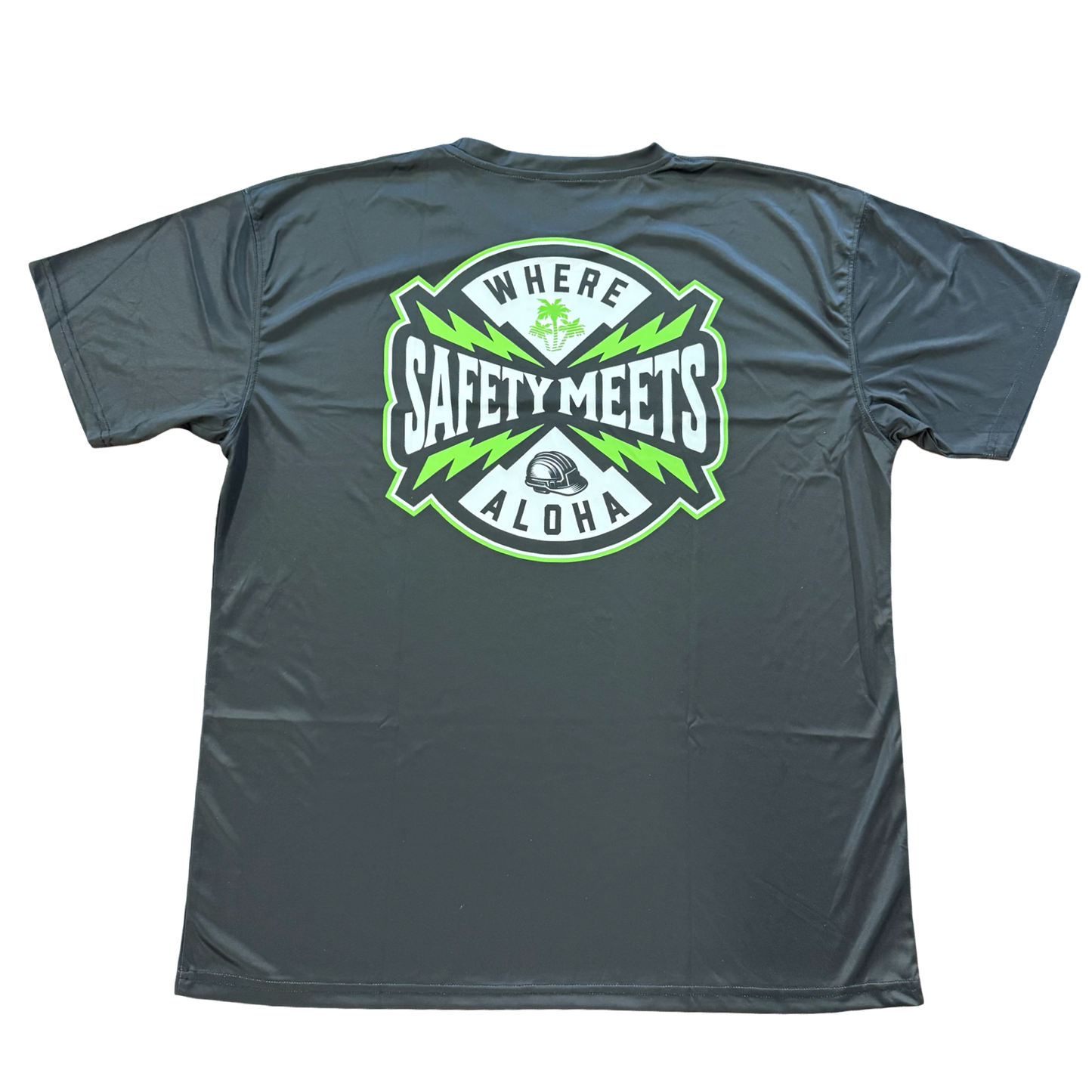 WHERE SAFETY MEETS ALOHA - SHORT SLEEVE - BLACK