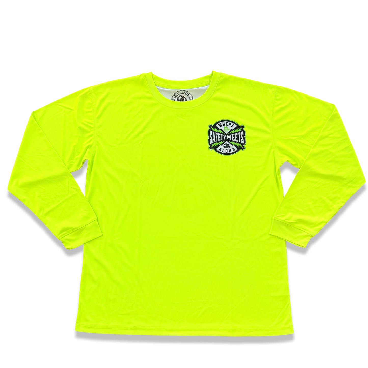 WHERE SAFETY MEETS ALOHA - LONG SLEEVE - YELLOW