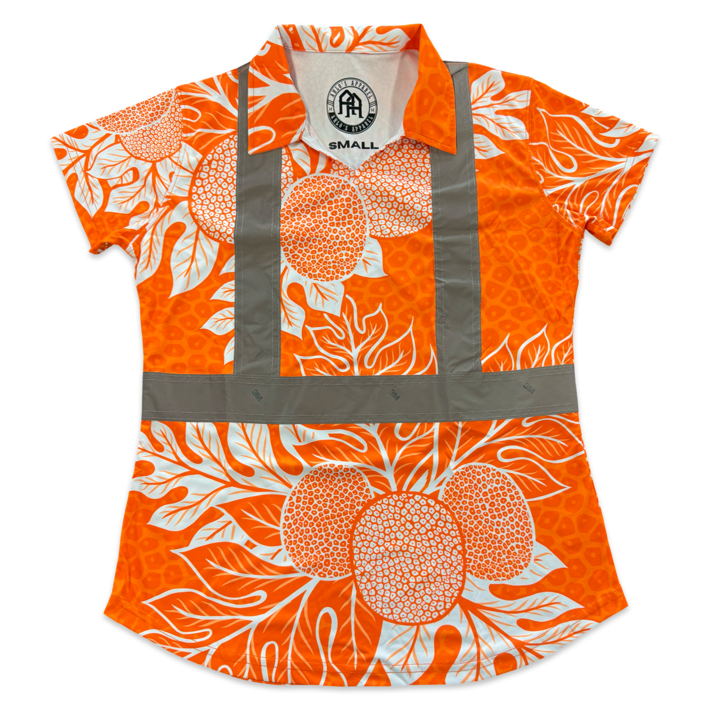 ULU -WOMENS SHORT SLEEVE POLO- ORANGE