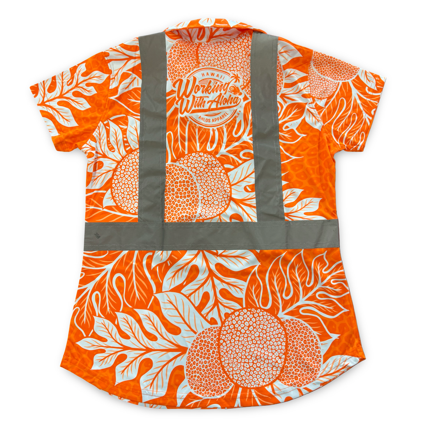 ULU -WOMENS SHORT SLEEVE POLO- ORANGE
