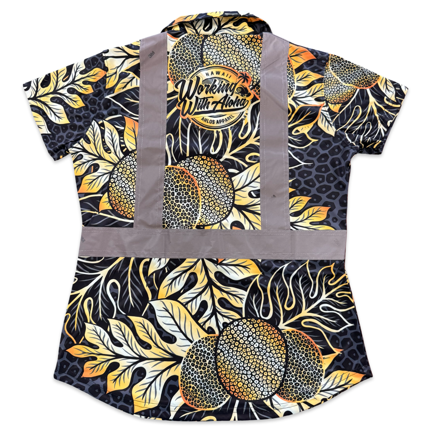 ULU -WOMENS SHORT SLEEVE POLO- BLACK/GOLD