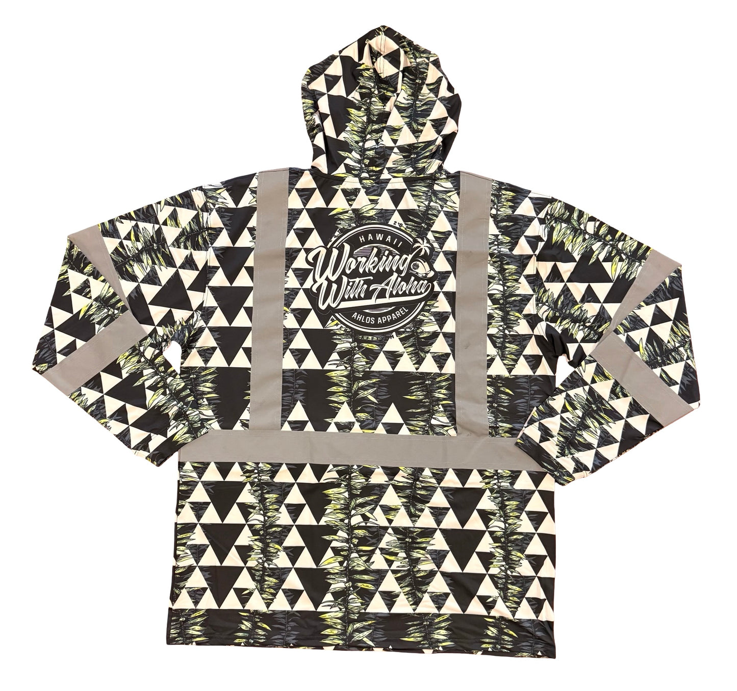 MANA MAILE -LONG SLEEVE HOODIE -CL 3-BLACK