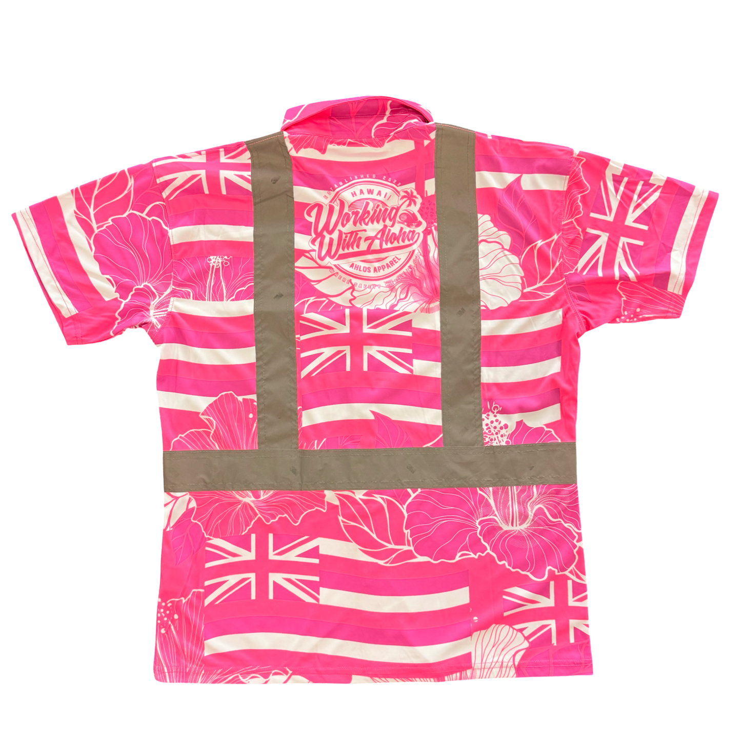 STATE OF ALOHA - S/S POLO CLASS 2 - PINK