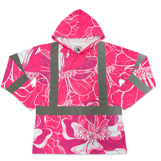 NAUPAKA - LONG SLEEVE HOODIE - CLASS 3 - PINK