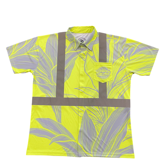 TI LEAF -SHORT SLEEVE POLO-CLASS 2 - YELLOW