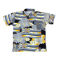 STATE OF ALOHA - S/S CLASSIC POLO - BLACK & GOLD
