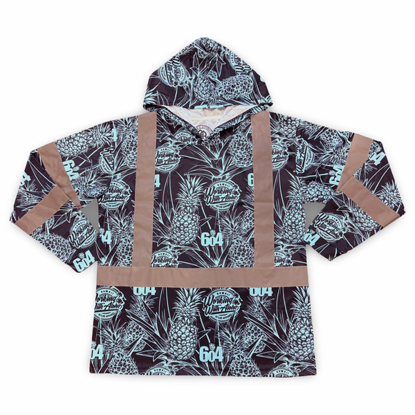 604 X WWA - LONG SLEEVE HOODIE- CLASS 3 - BLUE PINEAPPLE