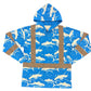DA AHI RUN - LONG SLEEVE HOODIE - BLUE
