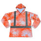 OHIA LEHUA - LONG SLEEVE HOODIE-ORANGE