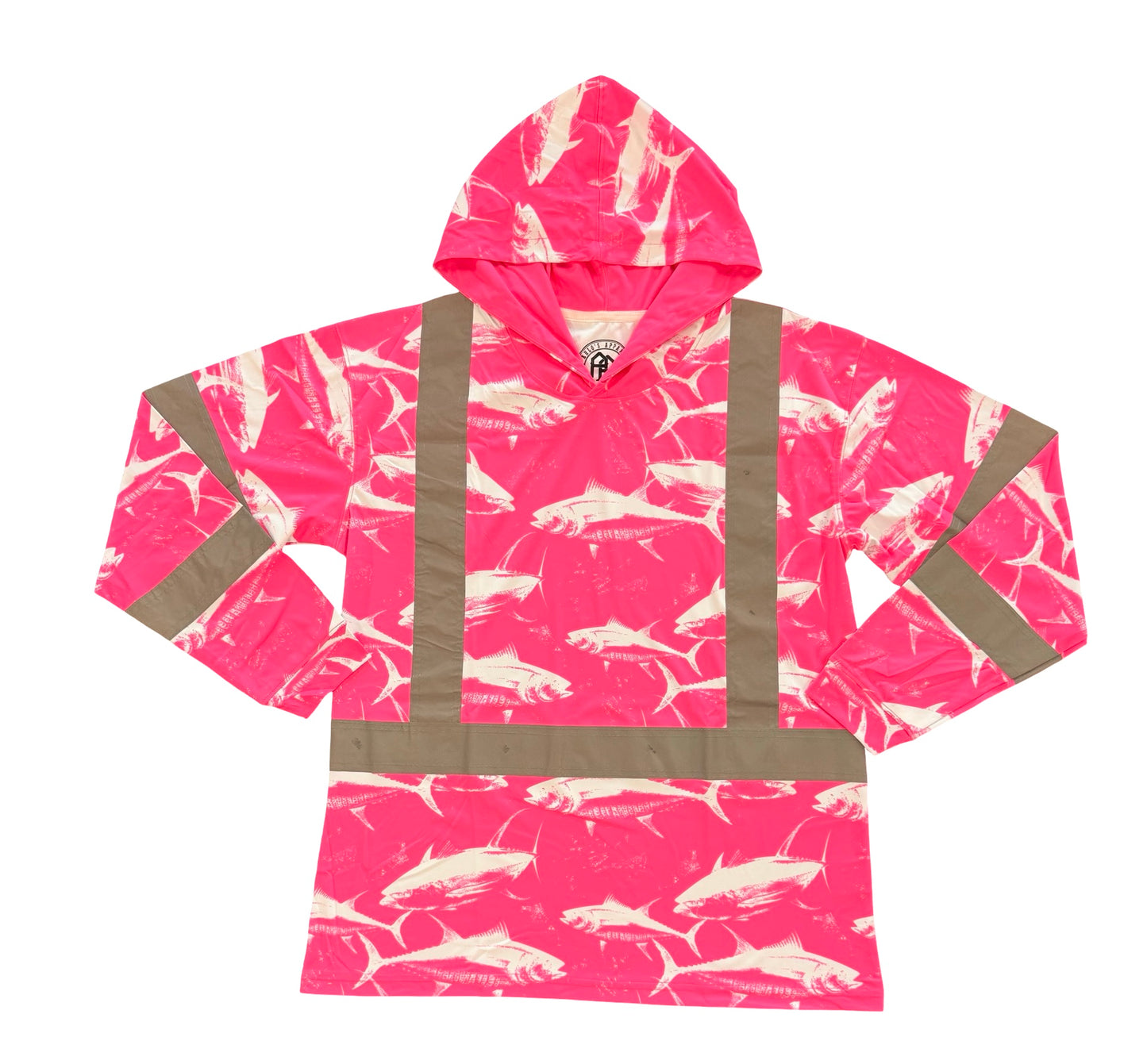 DA AHI RUN - LONG SLEEVE HOODIE - PINK