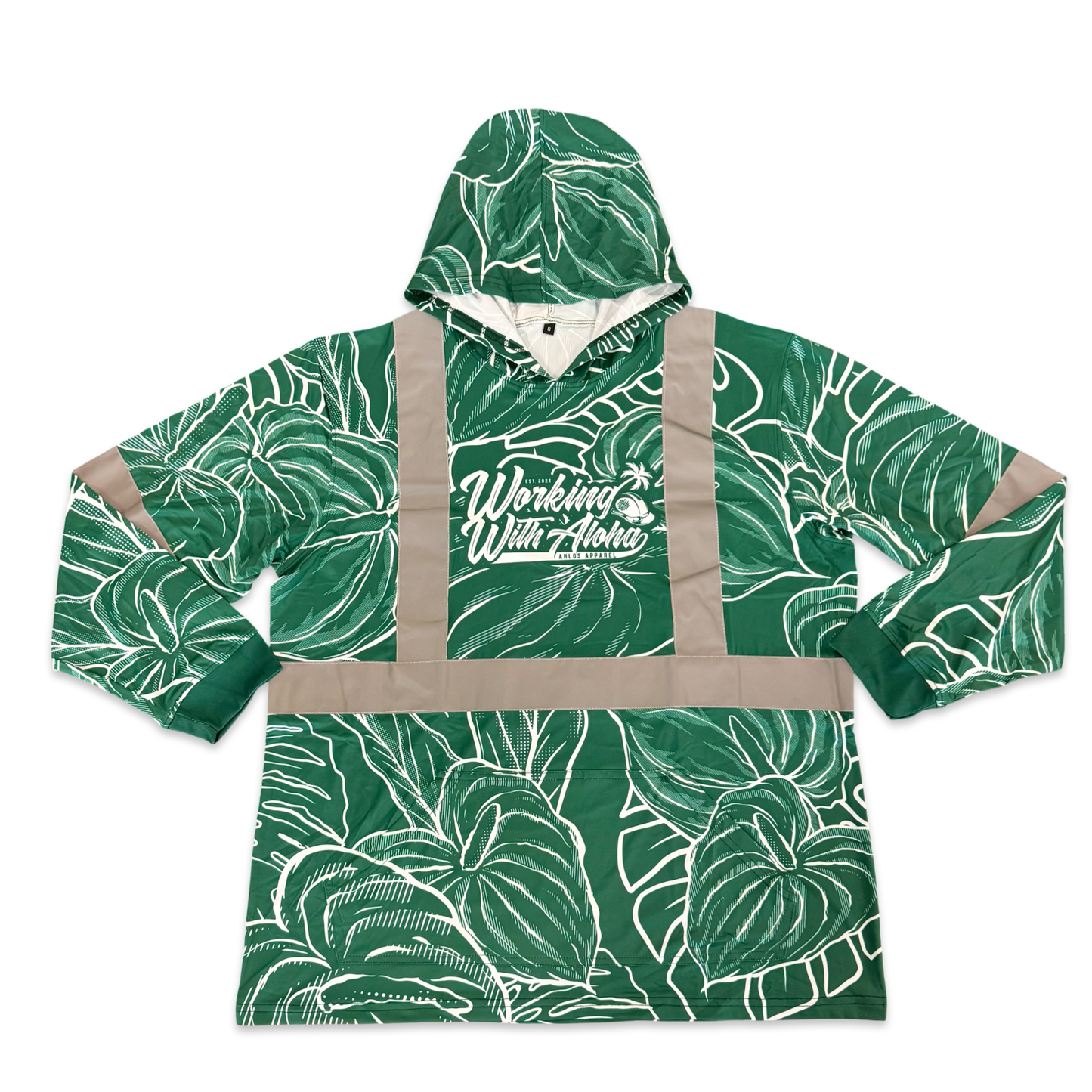 ANTHURIM MIST - LONG SLEEVE HOODIE - GREEN