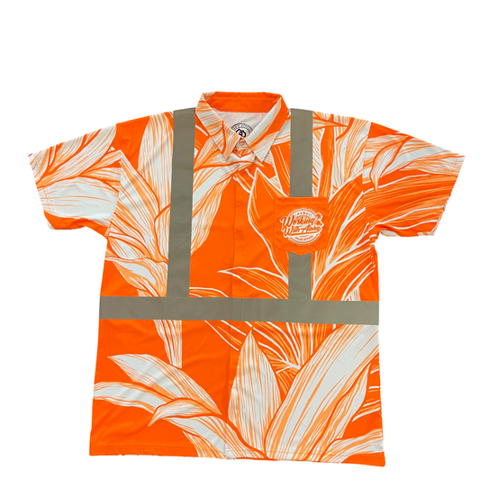TI LEAF - SHORT SLEEVE POLO -CLASS 2 - ORANGE