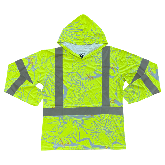 MYNA BIRD - LONG SLEEVE HOODIE- YELLOW