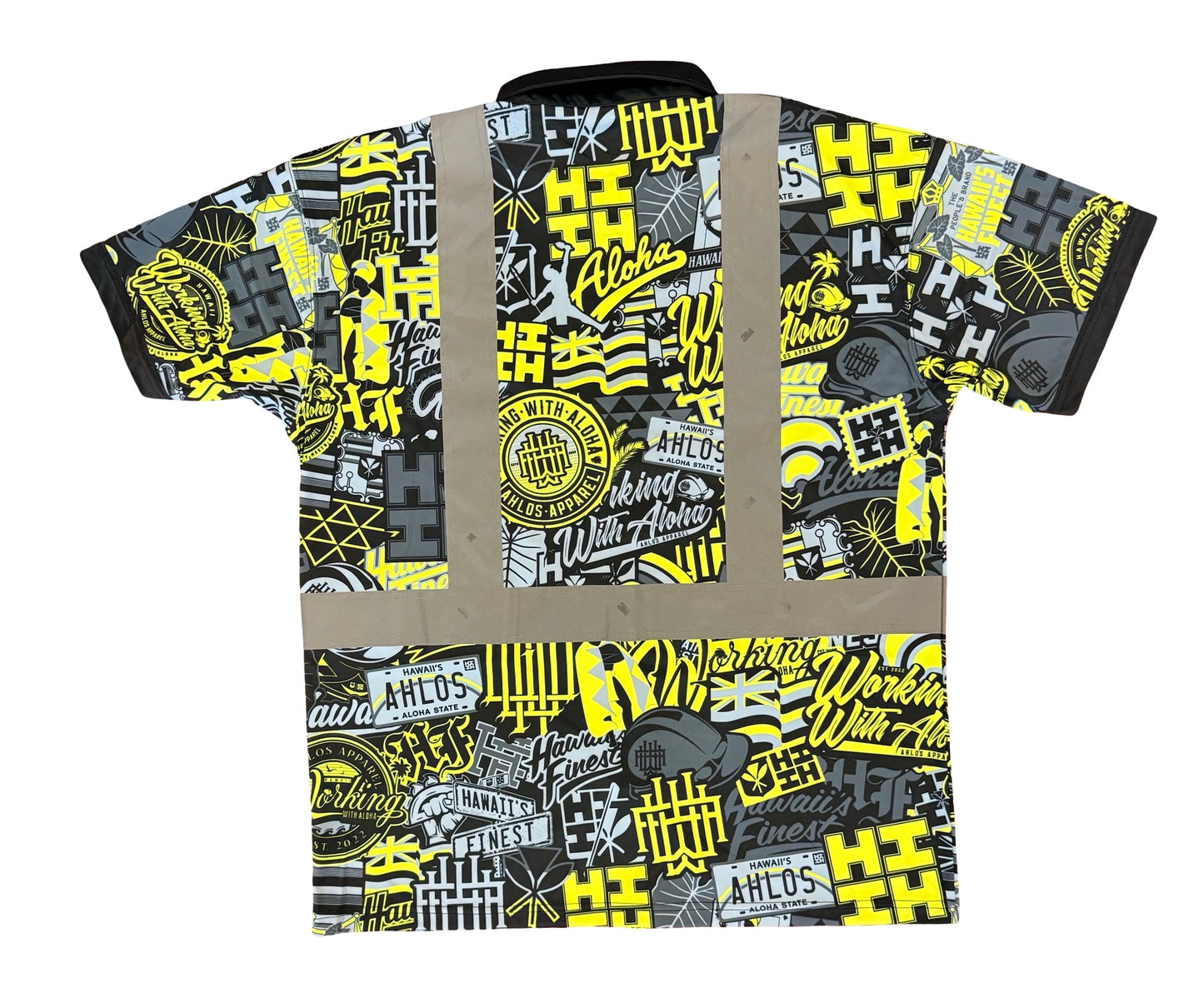 HIFI X WWA - SHORT SLEEVE POLO - CL 2 - STICKER BOMB