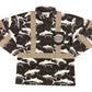 DA AHI RUN - LONG SLEEVE POLO - BLACK
