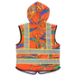 BOP -VEST HOODIE - ORANGE