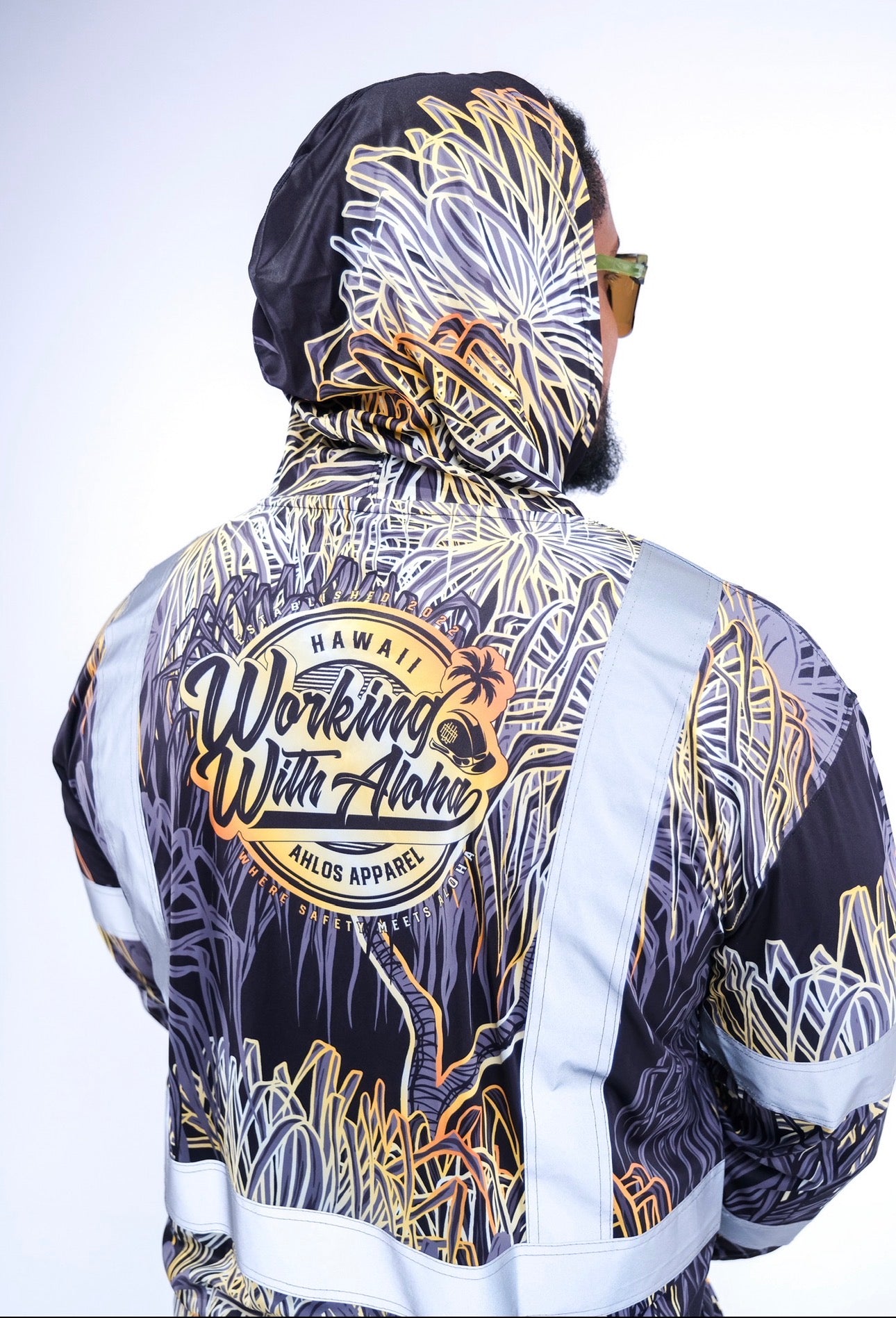 HALA - LONG SLEEVE HOODIE - CLASS 3 - BLACK & GOLD