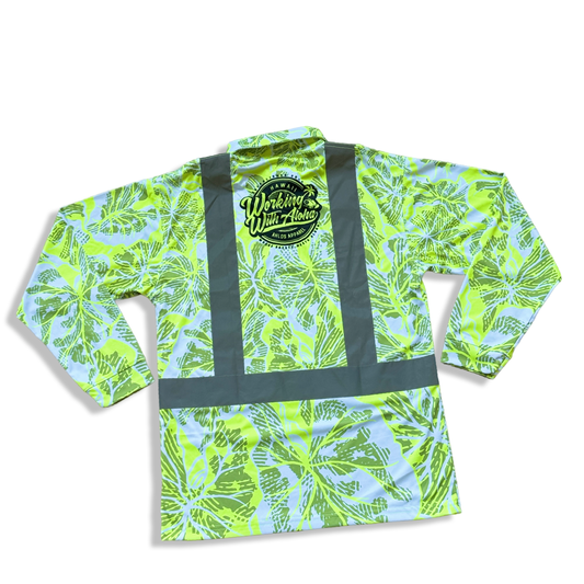 AHLO KALO - LONG SLEEVE POLO-YELLOW