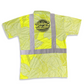 YELLOW & GREEN - Hibiscus- HI VIS aloha polo