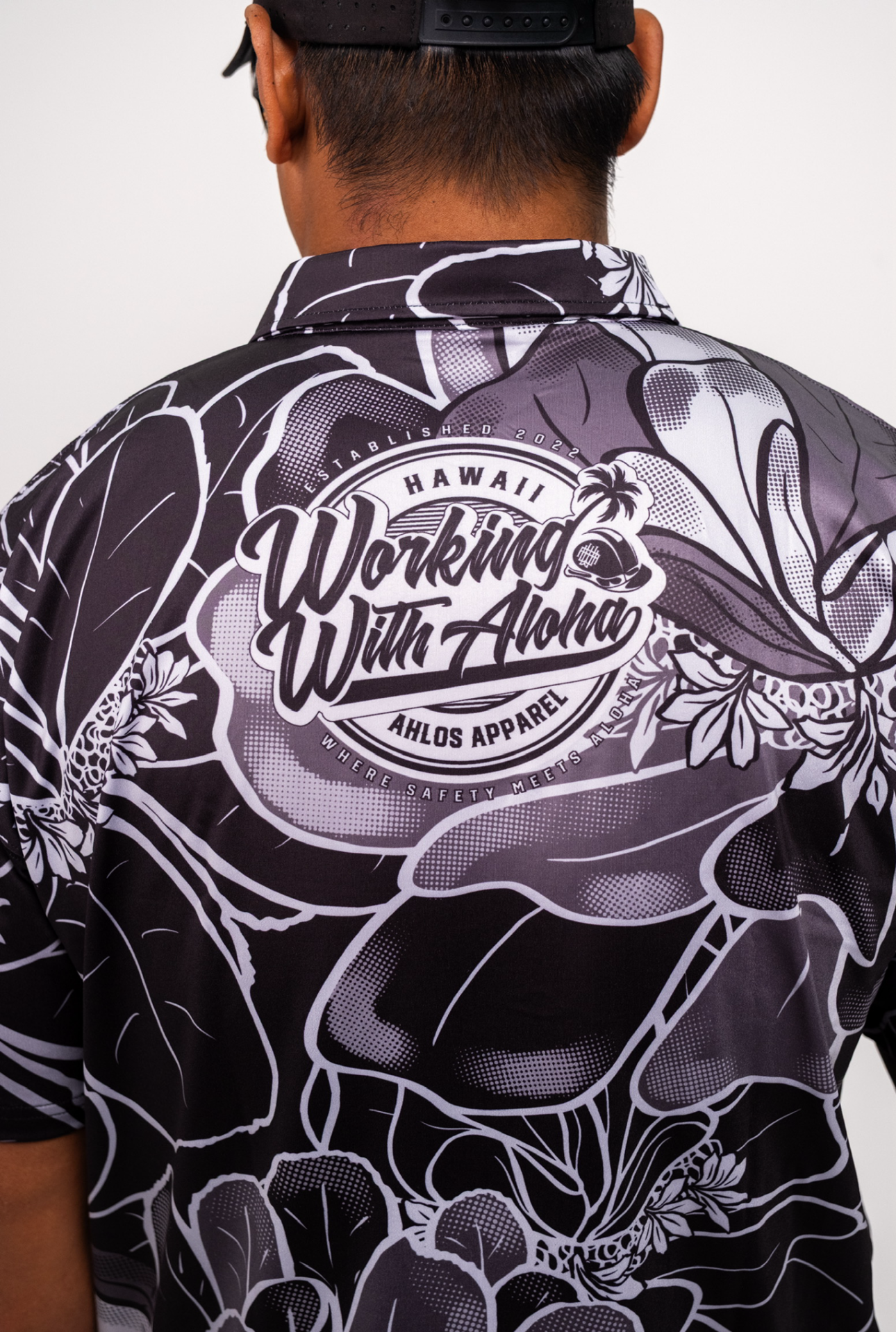 NAUPAKA - CLASSIC POLO - BLACK