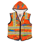 BOP -VEST HOODIE - ORANGE