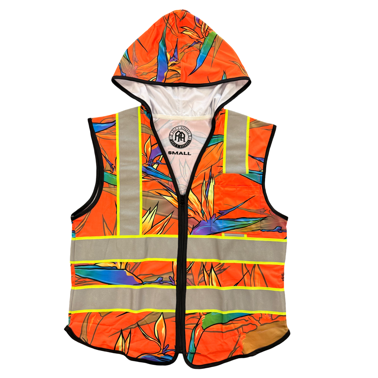 BOP -VEST HOODIE - ORANGE
