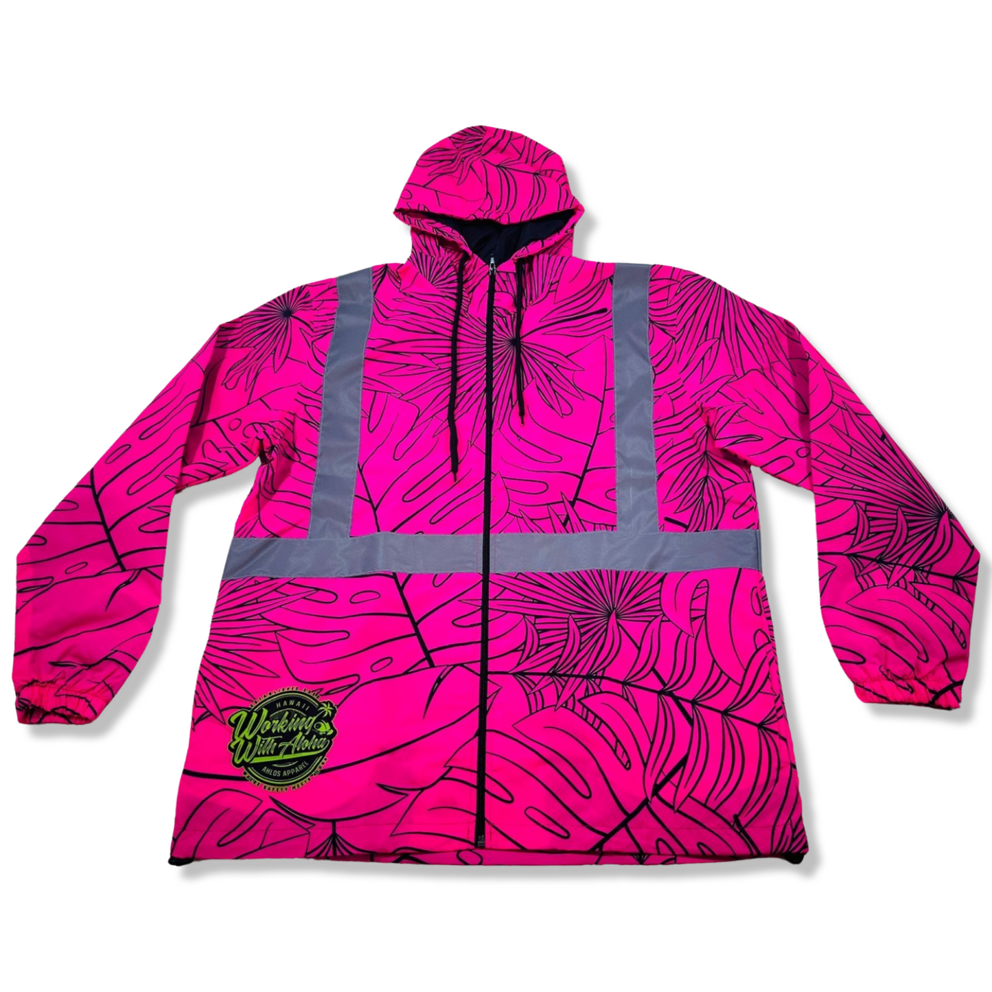 RAIN BREEZE WINDBREAKER JACKET-PINK