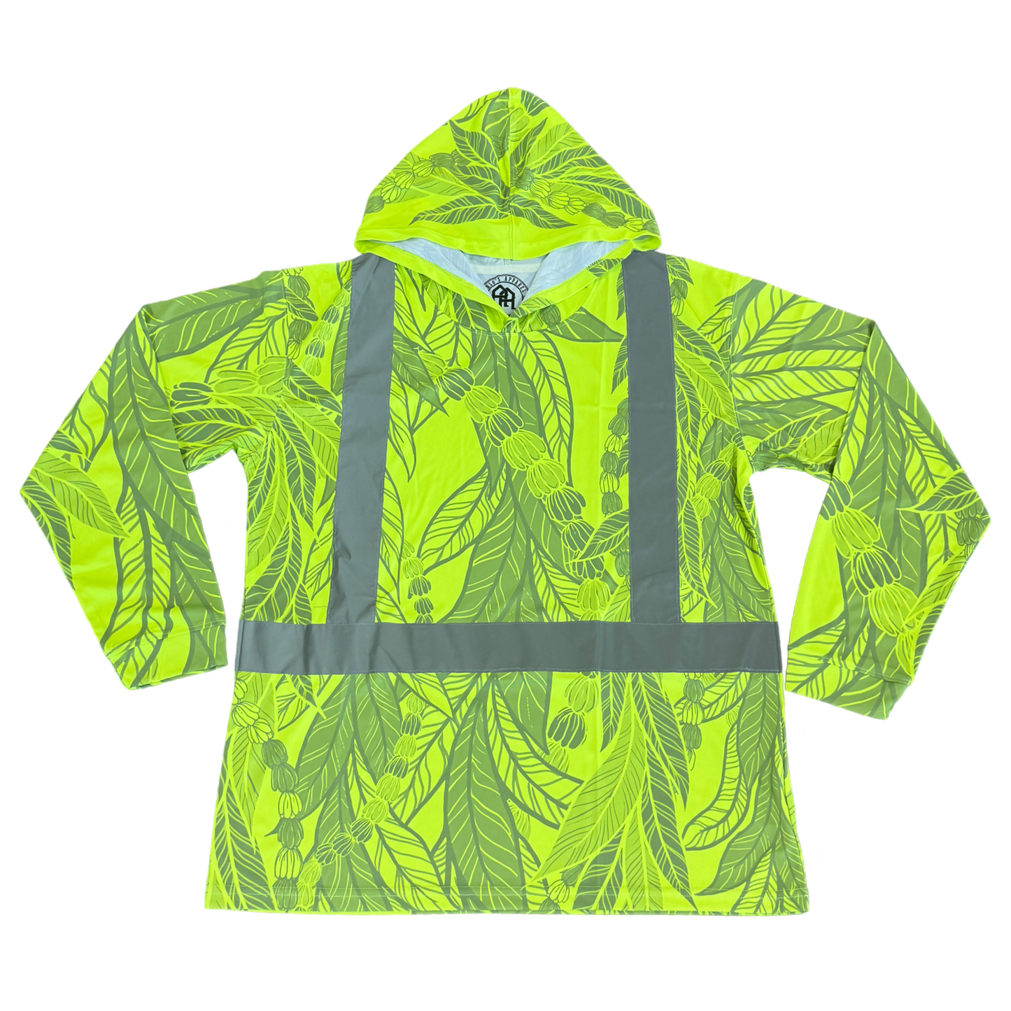 MAILE LEI / PIKAKE- LONG SLEEVE HOODIE - YELLOW