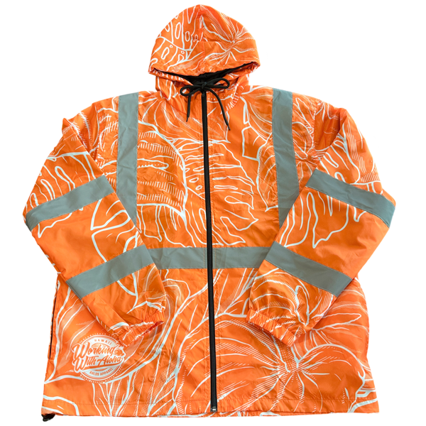 ANTHURIUM MIST - WIND BREAKER JACKET -CLASS 3 - ORANGE – Ahlo's