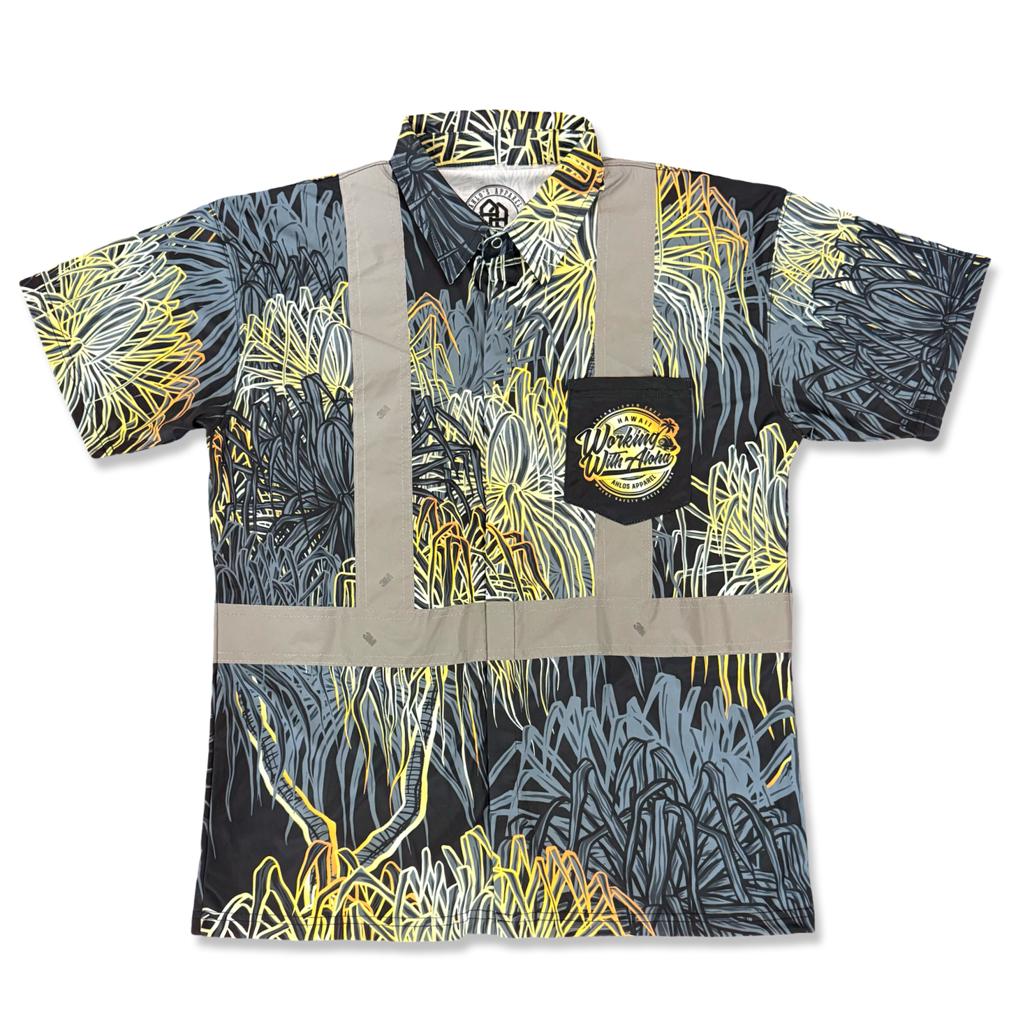 HALA - SHORT SLEEVE POLO - CLASS 2 - BLACK & GOLD