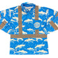 DA AHI RUN - LONG SLEEVE POLO - BLUE
