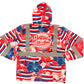 STAT OF HAWAII ALOHA - WINDBREAKER JACKET - RED & BLUE