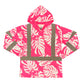MONSTERA MADNESS - LONG SLEEVE HOODIE - CL 3 - PINK