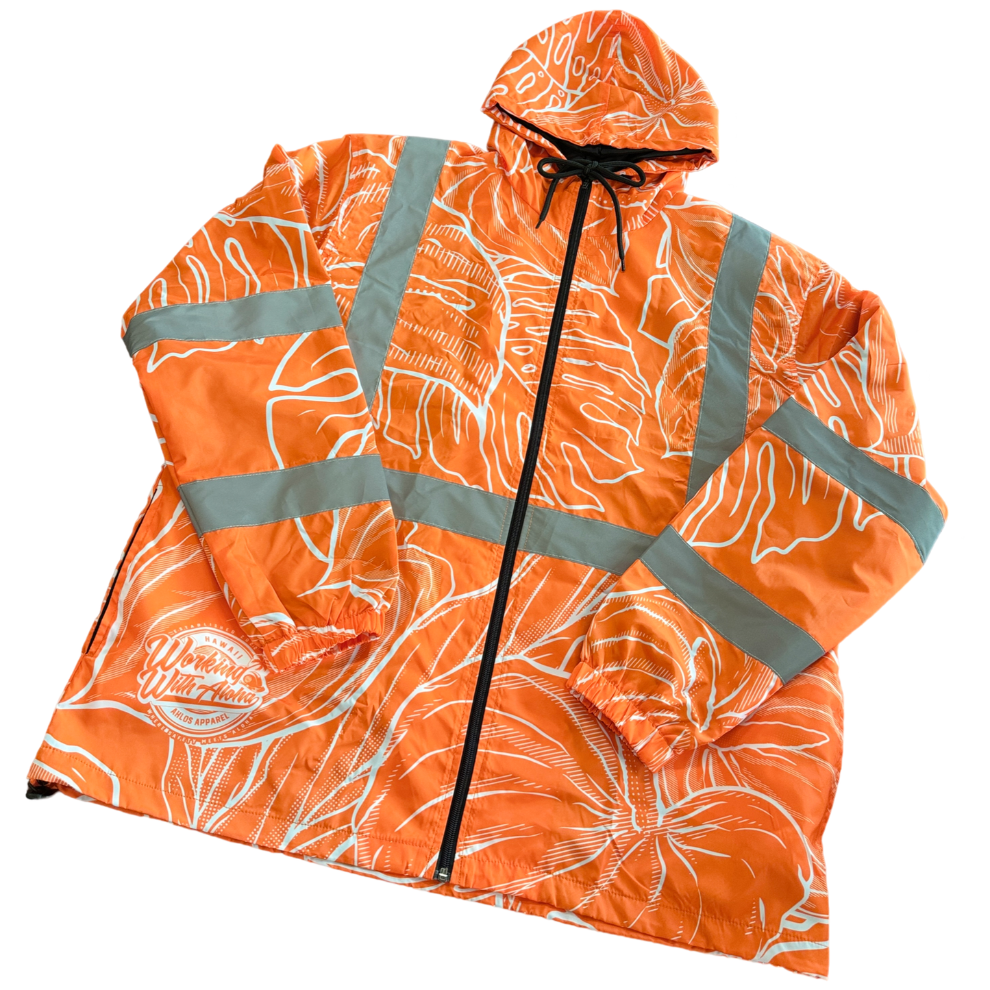 ANTHURIUM MIST - WIND BREAKER JACKET -CLASS 3 - ORANGE