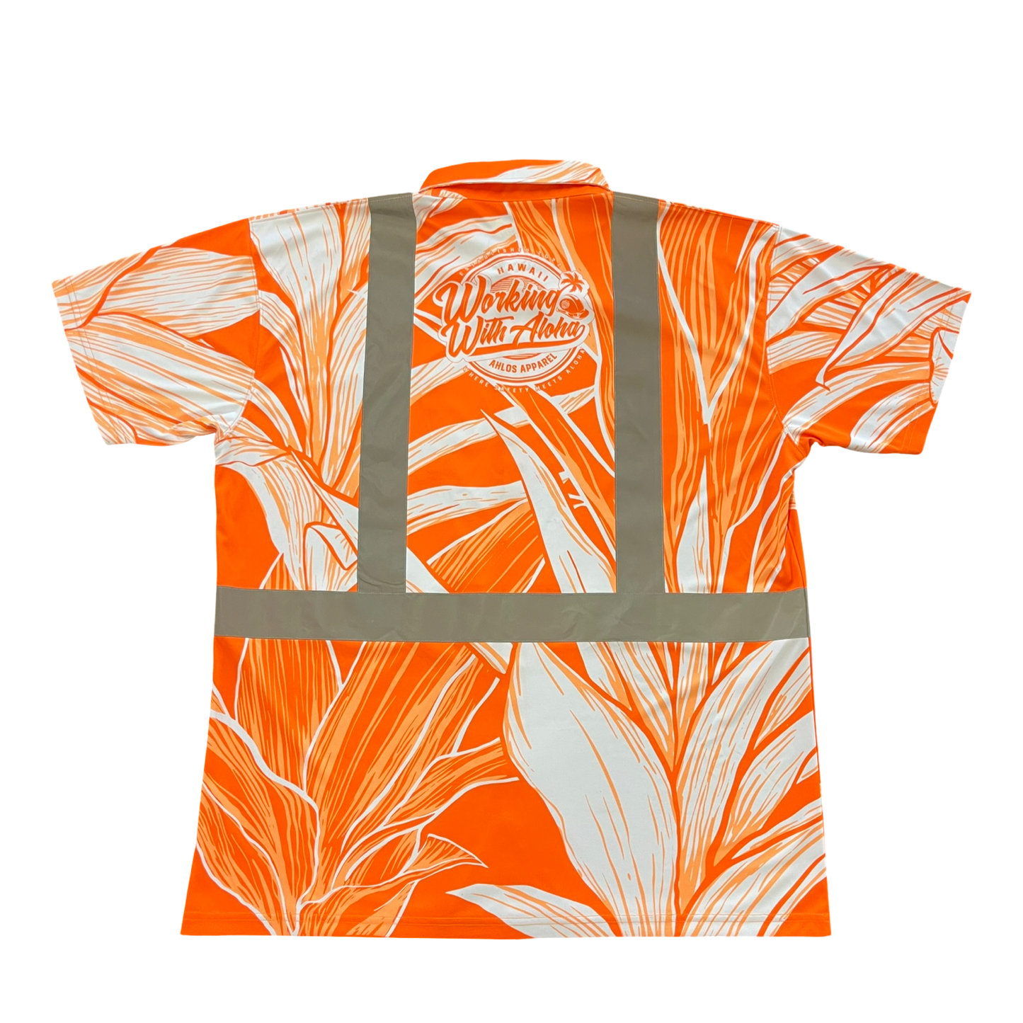 TI LEAF - SHORT SLEEVE POLO -CLASS 2 - ORANGE