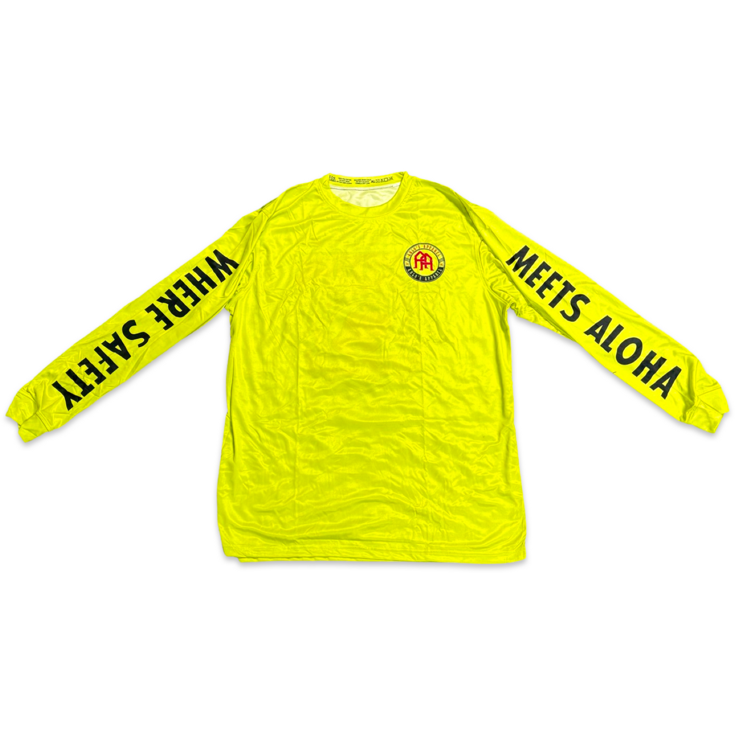 LONG SLEEVE - WORKING WITH ALOHA ESSENTIAL- YELLOW